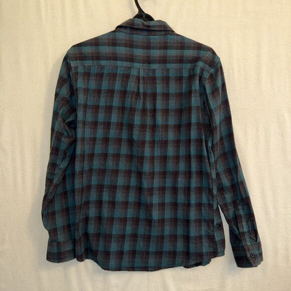 MATIX Men's Long Sleeve Flannel Plaid Snap Up Shirt Size Large - Picture 7 of 9